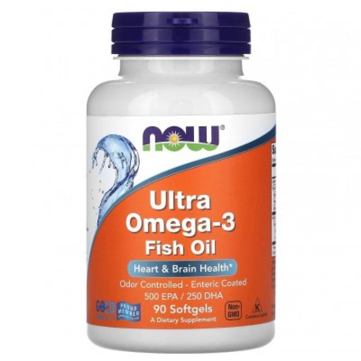 Now foods Ultra Omega 3 Fish Oil 90 Softgels