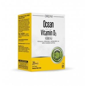 Ocean ORZAX Vitamin D3 1000 IU в виде спрея 20 мл