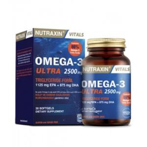 Nutraxin Omega 3 Ultra Триглицеридная форма Omega 3 Plus 2500 mg 30 капсул