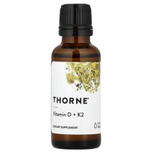 THORNE Vitamin D + K2 30 мл