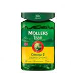 Mellers Tran Omega-3 +A,D,E 160 kapsler