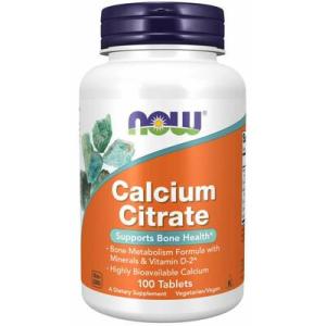 NOW Foods Calcium citrate 100 таблеток от компании