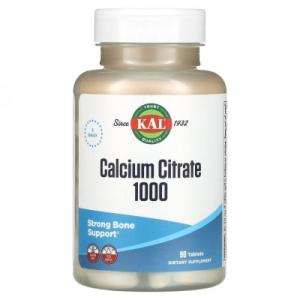 KAL Calcium Citrate Цитрат кальция 1000 мг 90 таблеток
