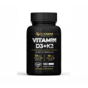 RCFARMA VITAMIN D3+K2 5000 IU 120 капсул