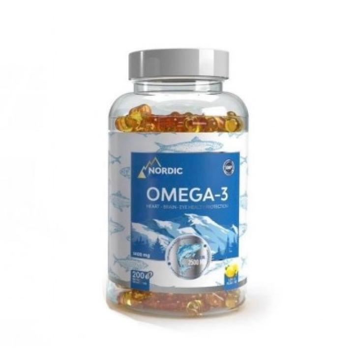 NORDIC OMEGA-3 2000 mg триглицериды 200 капсул